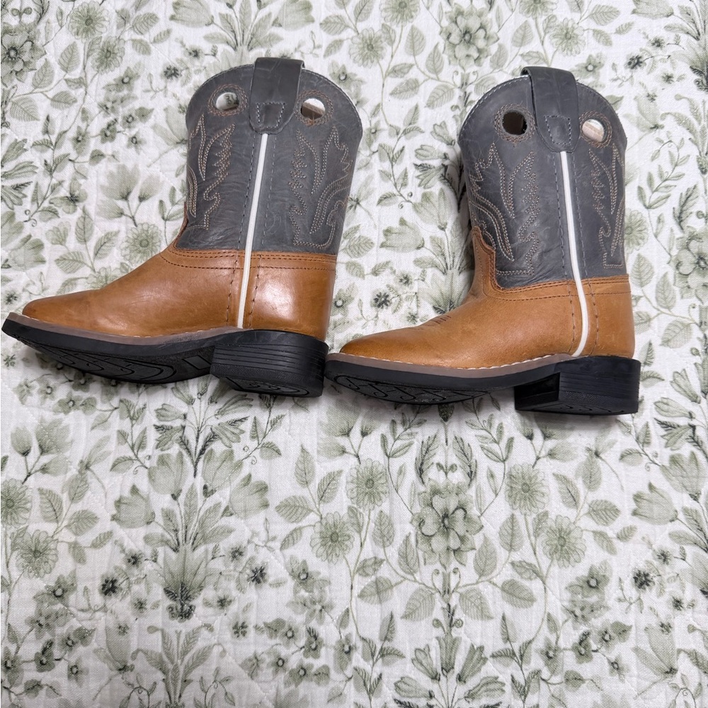 Kids Two-Tone Cowboy Boots